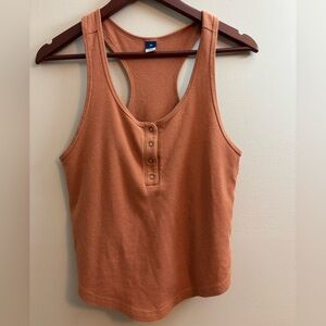 Old Navy Waffle Knit Henley Tank